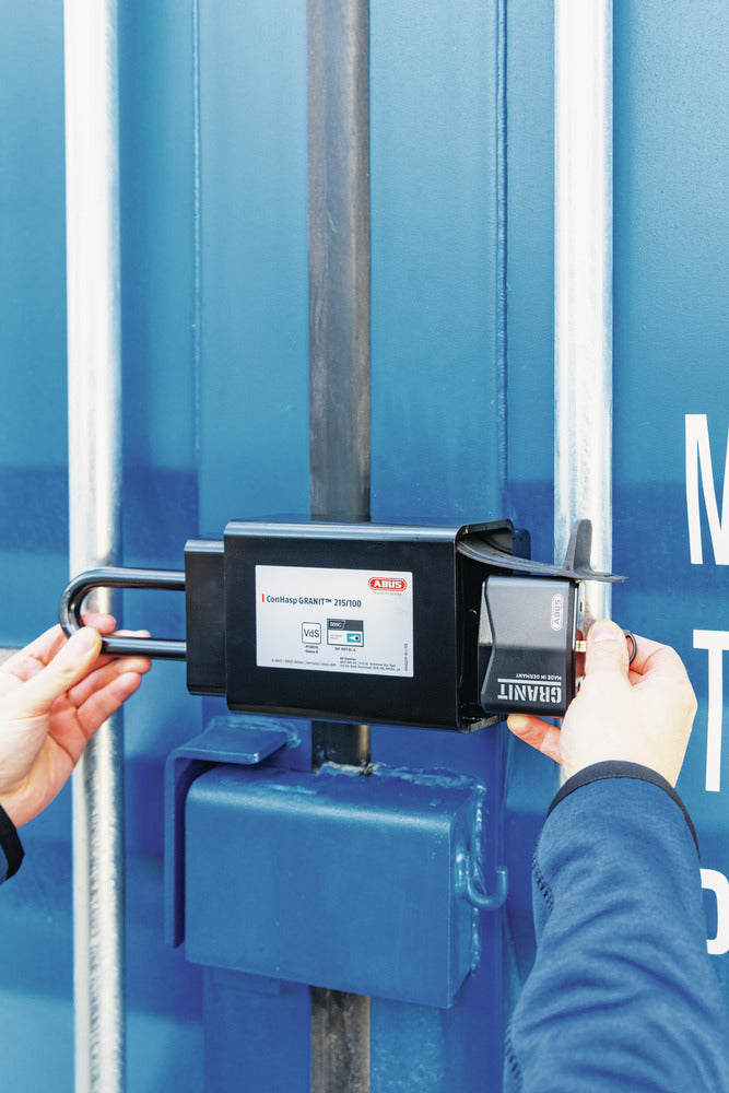 Containerschloss ConHasp GRANIT™ 215 mit Vorhängeschloss