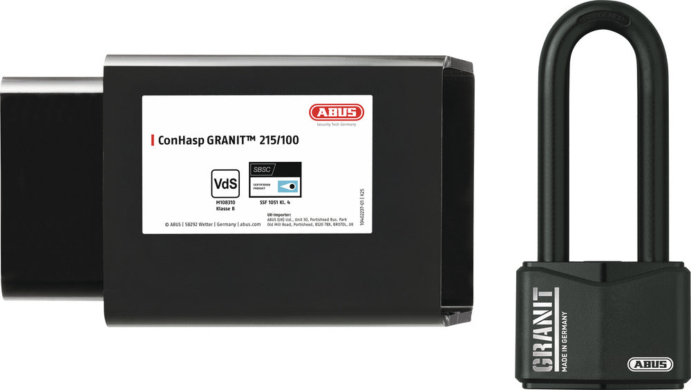 Containerschloss ConHasp GRANIT™ 215 mit Vorhängeschloss