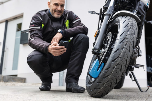 Motorradschloss MotoGRANIT™ Detecto One 8078 2.0 B/SB