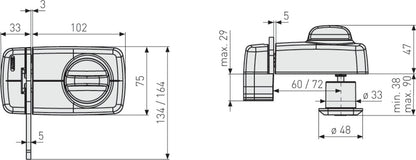 Tür-Zusatzschloss 7030