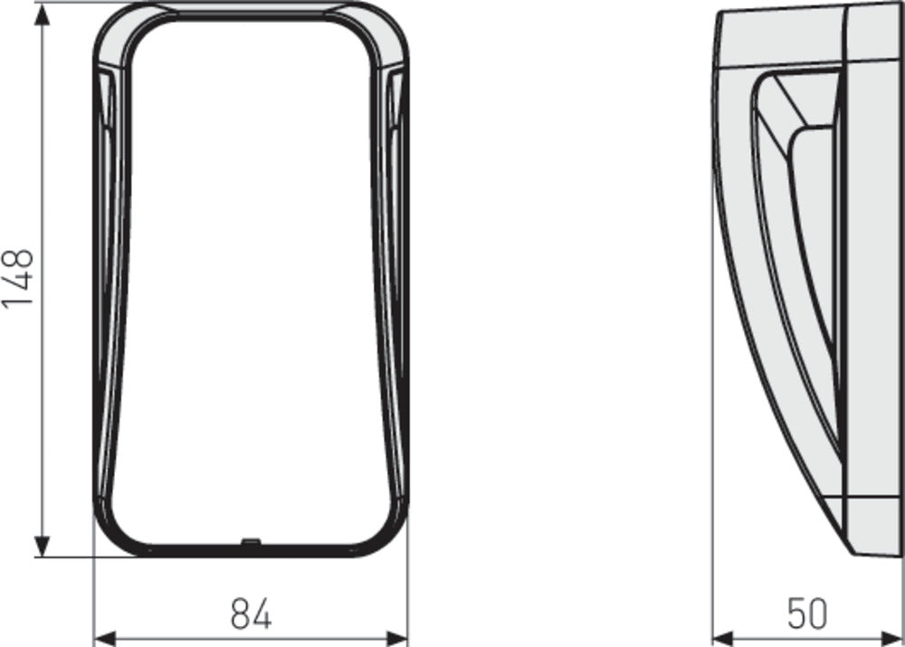 Sichtschutz Funk-Tastatur HomeTec Pro CSS3000
