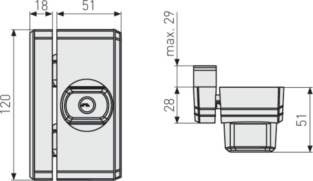 Fenster-Zusatzsicherung FTS96